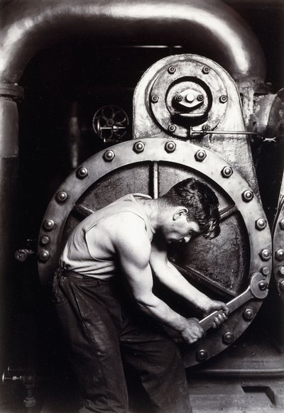 Mecánico de la central eléctrica de Lewis Wickes Hine