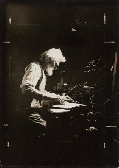 Impresor y artesano de Lewis Wickes Hine