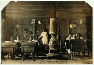 Escuela segregada en Anthoston, Kentucky, 1916 de Lewis Wickes Hine