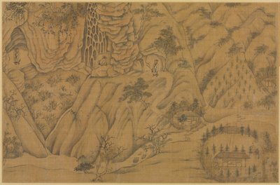 Vivienda en las montañas Longmian Sleeping Dragon, 1100s-1200s de Li Gonglin