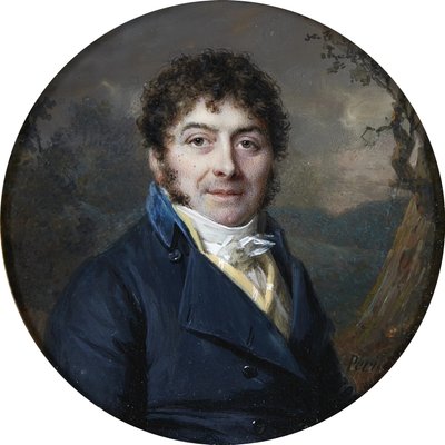 Retrato de Marc-Antonie Désaugiers (1772-1827) de Lié Louis Périn-Salbreux