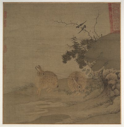Magpies and Wild Rabbits de Li Yong