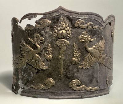 Corona imperial de plata y dorado parcial, Dinastía Liao, siglos X-XI de Liao Dynasty Chinese School