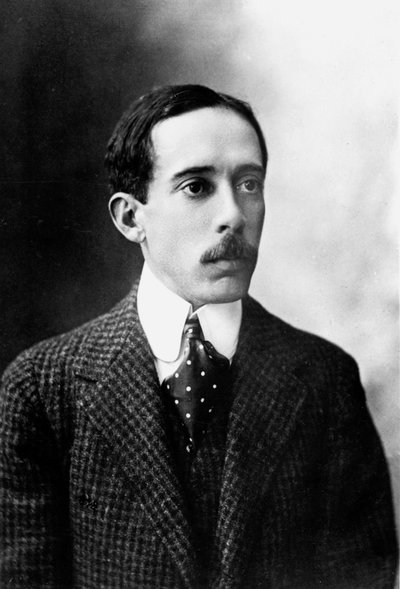 Alberto Santos-Dumont, pionero de la aviación brasileño, c 1900-1910 de Unbekannt Unbekannt