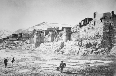 Bala Hissar en Kabul durante la segunda guerra afgana 1878-80 de Unbekannt Unbekannt