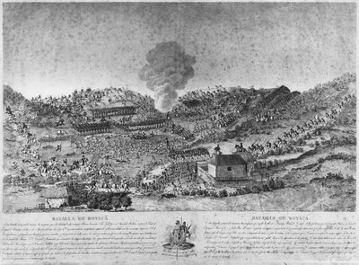 Batalla de Boyacá (grabado) de Unbekannt Unbekannt