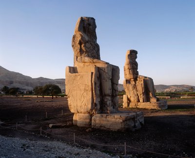 Egipto, Gobernación de Luxor, Karnak, estatuas de Amenhotep III de Unbekannt Unbekannt
