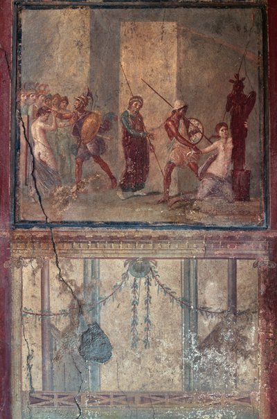Fresco, Casa de Menandro, Pompeya de Unbekannt Unbekannt