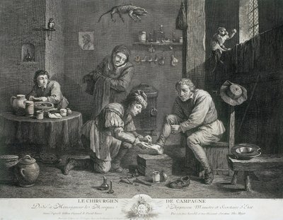 El cirujano rural, c 1747 de Unbekannt Unbekannt
