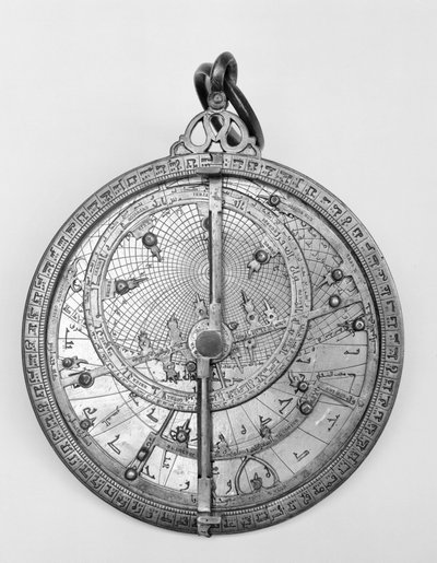 Astrolabio planisférico islámico, c 1650 de Unbekannt Unbekannt