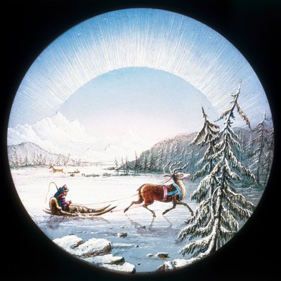 Escena de Laponia de Unbekannt Unbekannt