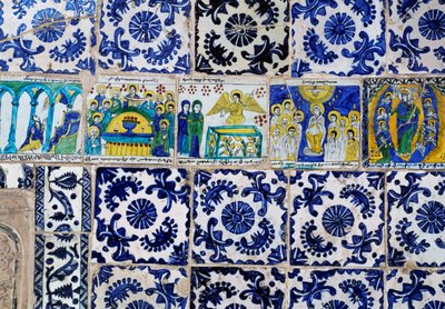 Decoración de azulejos de mayólica (siglo XVII), Patriarcado Armenio de Jerusalén, Ciudad Vieja de Jerusalén (Lista del Patrimonio Mundial de la Unesco) de Unbekannt Unbekannt