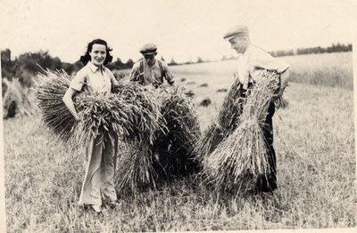 Fotografía de Adele Astaire en tiempo de cosecha de Unbekannt Unbekannt