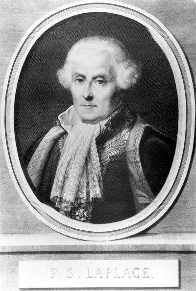 Pierre Simon, médico, matemático y astrónomo francés, c 1800 de Unbekannt Unbekannt