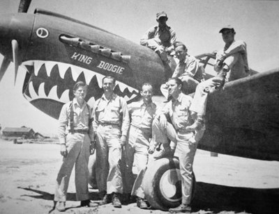 Pilotos del Grupo de Voluntarios Americanos, o los 