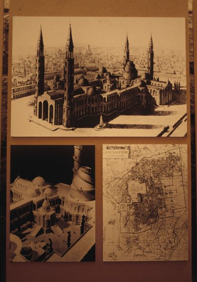 Planos y dibujos de la Ciudad Vieja de Jerusalén, Museo de la Torre de David de Jerusalén de Unbekannt Unbekannt