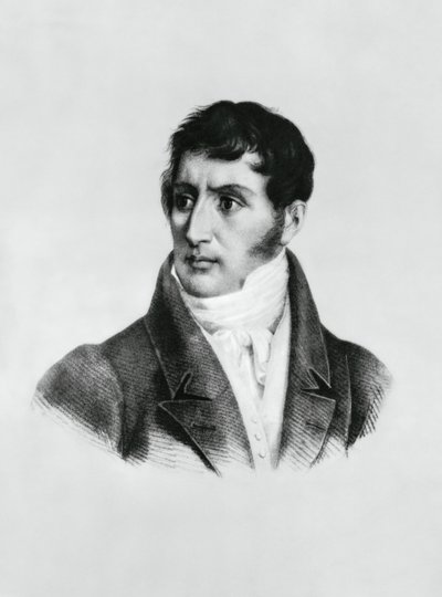 Retrato de Alessandro Manzoni (1785-1873), escritor, poeta y dramaturgo italiano, grabado de Unbekannt Unbekannt