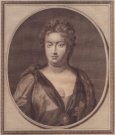 Retrato de Ana Estuardo, Reina de Gran Bretaña (1665-1714), grabado en cobre por John Goldar (1729-1795) de Unbekannt Unbekannt
