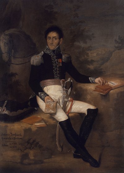 Retrato de Antonio Bonfanti (1768-1851), general italiano de Unbekannt Unbekannt