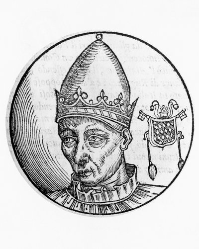 Retrato de Celestino II (Guido Guelfuccio de Castello, fallecido en 1144) de Unbekannt Unbekannt