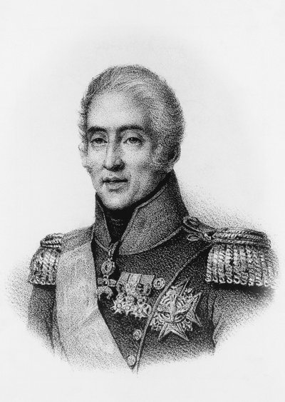 Retrato de Carlos X (1757-1836), Rey de Francia y Navarra de 1824 a 1830, grabado de Unbekannt Unbekannt