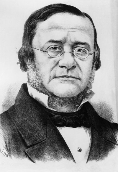 Retrato de Daniele Manin (1804-1857), patriota y político italiano, Presidente de la República de San Marco de 1848 a 1849, grabado de Unbekannt Unbekannt
