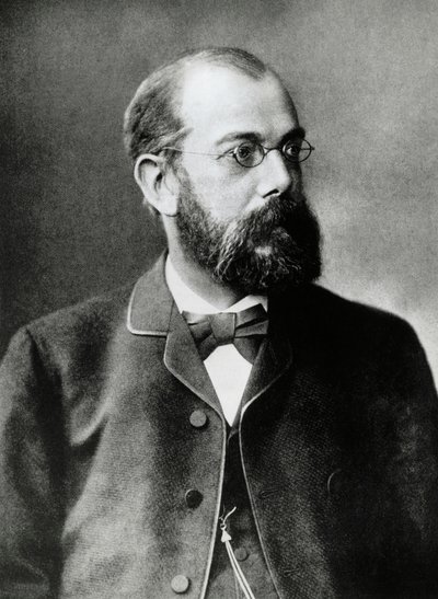 Retrato de Heinrich Hermann Robert Koch (1843-1910), médico y bacteriólogo alemán, Premio Nobel de Medicina en 1905, fotografía de Unbekannt Unbekannt