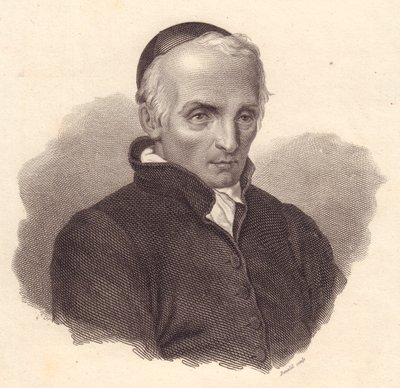 Retrato del religioso y teólogo italiano Ottavio Giovanni Battista Assarotti (1753-1829), grabado en cobre por Bonaldi de Unbekannt Unbekannt