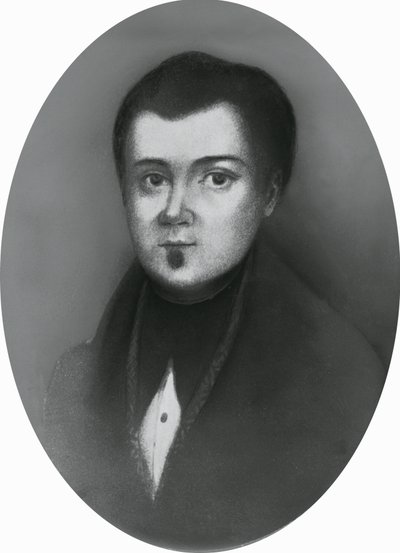 Retrato de Jacopo Ruffini (1805-1833), médico y patriota italiano, grabado de Unbekannt Unbekannt