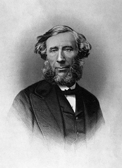 Retrato de John Tyndall, físico irlandés, grabado de Unbekannt Unbekannt