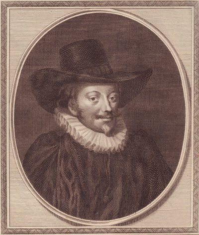 Retrato de John Williams (1582-1650), Arzobispo de York, grabado en cobre por John Goldar (1729-1795) de Unbekannt Unbekannt