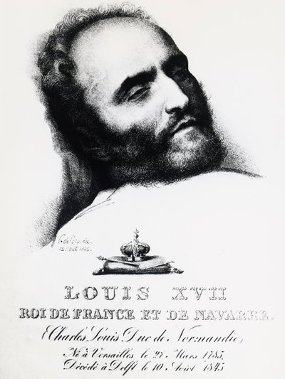 Retrato de Karl Wilhelm Naundorff (1785-1845), el más famoso y obstinado de los muchos que afirmaron ser el Delfín de Francia, en su lecho de muerte en Delft, 12 de agosto de Unbekannt Unbekannt