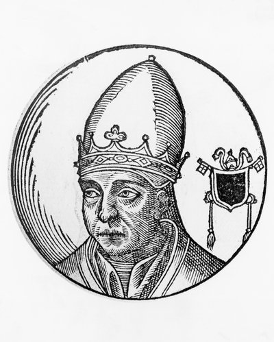Retrato de Nicolás II (Gerard de Bourgogne, fallecido en 1061) de Unbekannt Unbekannt