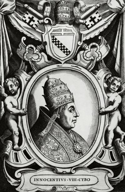 Retrato del Papa Inocencio VIII (Giovanni Battista Cybo) de Unbekannt Unbekannt