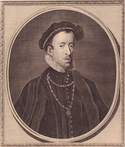 Retrato de Thomas Howard, 4º Duque de Norfolk (1536-1572), grabado en cobre por John Goldar (1729-1795) de Unbekannt Unbekannt