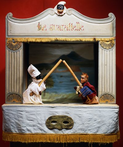 Punch (Pulcinella) y Pasquale Terremoto, marionetas del teatro Maria Imperatrice Guarattelle, Nápoles, Italia de Unbekannt Unbekannt