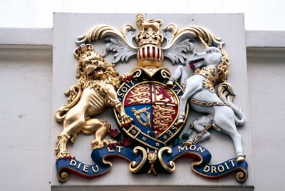 Escudo de armas real del Reino Unido, Teatro Real, Drury Lane de Unbekannt Unbekannt
