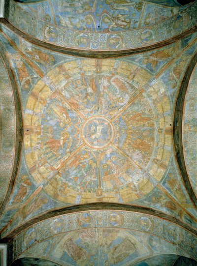 Escenas de la vida de Jesús, fresco de la bóveda de crucería, Catedral de Braunschweig, Alemania de Unbekannt Unbekannt