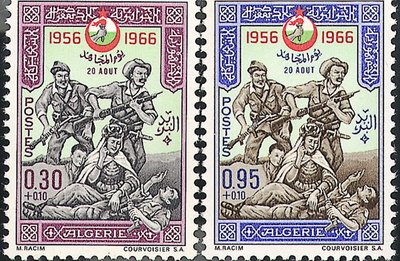 Sellos por la independencia de Argelia 1956-1966 de Unbekannt Unbekannt