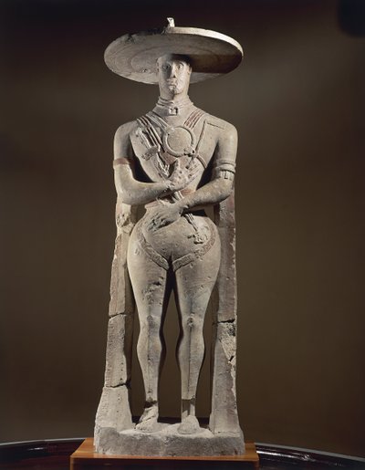 Escultura de un guerrero de Capestrano, siglo IV a.C. de Unbekannt Unbekannt