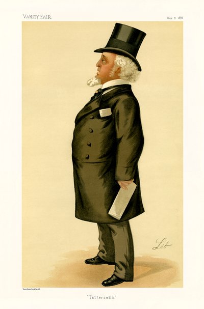 Edmund Tattersall - retrato de pie de Liborio Prosperi