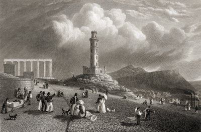 Monumento a Nelson, Calton Hill, Edimburgo, de 