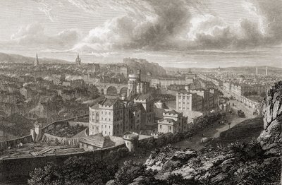 Vista desde Calton Hill, Edimburgo, de 