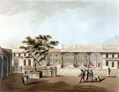 Frente norte del Palacio de Tippoo, Bangalore, placa 9 de 