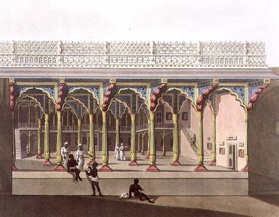 Fachada Oeste del Palacio de Tippoo, Bangalore, lámina 10 de 
