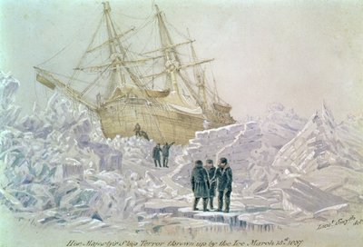 Incidente en un viaje comercial: HMS Terror arrojado por el hielo, 15 de marzo de 1837 de Lieutenant Smyth