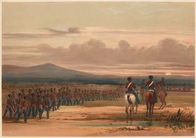 La marcha a través del desierto pantanoso de Lieutenant Thomas (after) Wingate