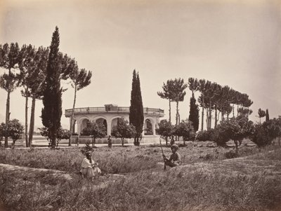 El jardín del Amir, Jalalabad, desde la entrada de Lieutenant Vincent Eyre