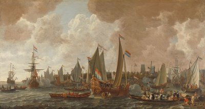 Llegada de Carlos II, rey de Inglaterra, a Rotterdam, 24 de mayo de 1660 de Lieve Pietersz. Verschuier