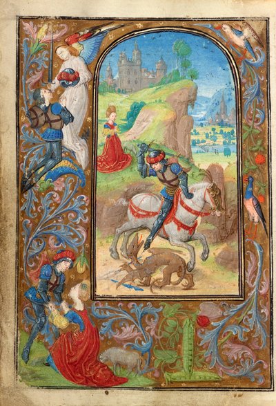 San Jorge y el dragón de Lieven van Lathem